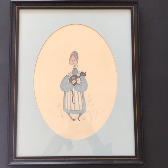 Set of Vintage Bohemian Couple Drawings Artwork - Picture 4 of 16